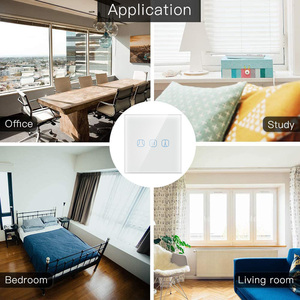 Alexa Google HomeIFTTTと互換性のあるDS-151 EU86mmサイズのワイヤレスリモコンTuyaスマートカーテンスイッチ - Product Image 2