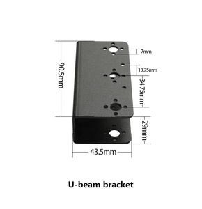 Đa chức năng Cánh tay robot <span class=keywords><strong>servo</strong></span> MG995 <span class=keywords><strong>mg996r</strong></span> ds3218 ds3225 <span class=keywords><strong>RC</strong></span> servos U gắn khung cho DIY Robot Phụ Kiện Bộ phận - Product Image 5