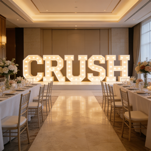 Luci LED Personalizzate Impermeabili per Esterni, Lettere e Numeri Luminosi per Decorazioni di Matrimoni e Feste - Product Image 6