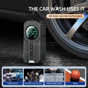 12V 150PSI <b>Car</b> Air Pump Rechargeable Machine Powerful Tire Inflator Pressure <b>Inflatable</b> Pump <b>Car</b> Air Detection - Product Image 2