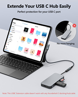 Chargeur de téléphone USB C SUNGUY 100W 5A 2M, câble de charge rapide, câble de données USB pour téléphone portable, batterie externe