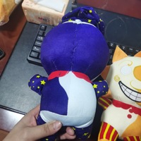 Nouveau 25cm Sun Doll Sundrop Fnaf Moondrop Clown Doll Plush Toy Doll