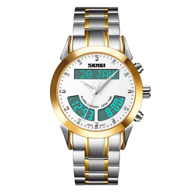 Skmei Q036 China Watch High Quality Analog Digital Prayer Reminder Muslim Azan Watch for Man New Fashion Style Watch