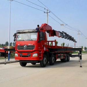 Truk Shacman 20 Ton dengan Crane Knuckle Boom 16 Ton 8x4, Truk Crane Lengan Lipat untuk Dijual - Product Image 2