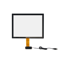 Écran tactile capacitif PCAP industriel de 7 pouces avec interface USB de l'usine JINYUANTE