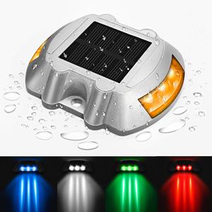 Marcador de Carretera Solar de Aleación de Aluminio, Resistente a 10 Toneladas de Compresión, Impermeable IP68, Doble Cara, 6 LED, Ojo de Gato - Product Image 4