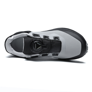 Scarpe da Montagna per Uomo e <span class=keywords><strong>Donna</strong></span>, Stivali da Lavoro e Sicurezza, per Escursionismo e Trekking, in Pelle PU con Chiusura a Bottoni - Product Image 6