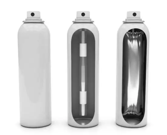 Aluminum aerosol spray can refill deodorants manufacturer