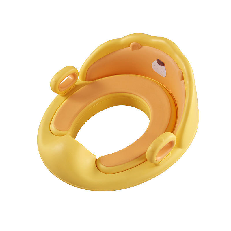 ที่วางเท้าฝารองนั่งชักโครกลายสิงโตสีเทาน่ารัก