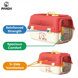 Dougez Yeni Kedi Taşıma Çantası ABS Büyük Kapasiteli Taşınabilir Açık Hava Evcil Hayvan Taşıyıcısı Araba Yolculuğu İçin - Product Image 3