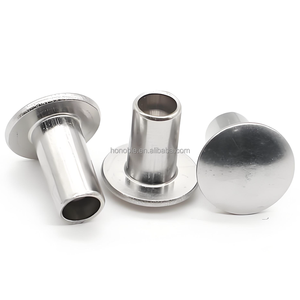 Remaches semitubulares de cabeza plana con revestimiento de freno de aluminio DIN 7338 B, remaches de categoría de producto, 1, 2 - Product Image 1