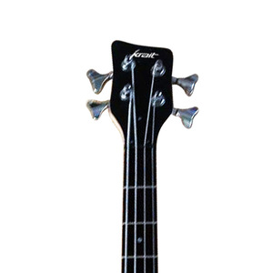 Guitare basse électrique à 4 cordes en bois, couleur bois, style elme, touche personnalisée - Product Image 4