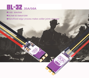 Professional BLHeli_32 35A/50A 3-6S ESC Brushless <b>Speed</b> <b>Controller</b> For FPV Racing Drone & Freestyle Quadcopter Drone Kit - Product Image 6