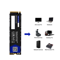 SSD Externe NVMe PCIe 1 To Capacité M.2 Flash NAND TLC pour Ordinateur de Bureau Style 3D Neuf et Occasion