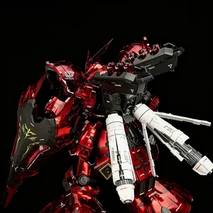 En stock RG 1/144 Sazabi Kit de montage de modèle en plastique transparent avec placage mécanique, figurine articulée avec emballage d'origine - Product Image 6