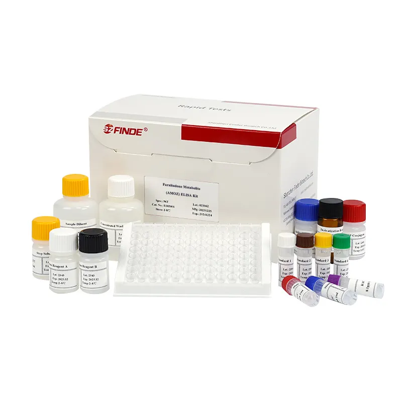 ערכת בדיקת ELISA של פרלטדון מטאבולית (AMOZ) לבשר, ביצים, חלב, דגים, שרימפס, דבש, שתן, כבד