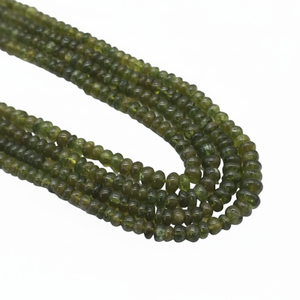 Cuentas de piedras preciosas de vasonita natural, cuentas sueltas de tamaño 6-10mm, cuentas de piedras preciosas para la fabricación de joyas, cuentas de vasonita verde - Product Image 1