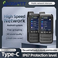 Radio bidirectionnelle 4G GaodaPTT R10 avec protection IP67, interphone flottant, GPS, carte SIM LTE, prise en charge OEM, sans limitation de distance