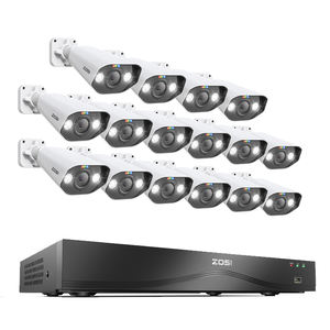 OSI-sistema de seguridad cctv para el hogar, kit de cámara IP Poe NVR de 8MP 4K de 16 canales AI con visión nocturna HD inteligente - Product Image 1