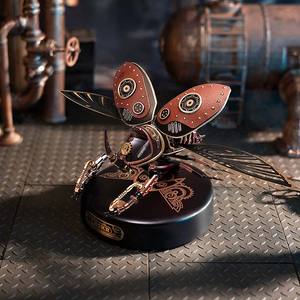 Robotime Rokr Contact Obtenez une réduction MI01 DIY Assemblage <span class=keywords><strong>Rhinocéros</strong></span> Beetle Modèle Jouet Nouveauté Cadeaux 3D Plastique Puzzles pour Adultes - Product Image 3