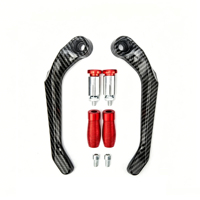 Accessoires de moto en gros, protège-mains universels modifiés en fibre de carbone, protection de guidon en alliage