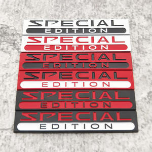 Adesivo per Auto in Metallo 3D con Logo EDITION, Impermeabile, Rivestito UV, Personalizzabile, Edizione Limitata - Product Image 1