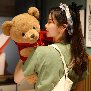 Gấu Bông Nhồi Bông Màu Nâu 45Cm 25Cm 35Cm Đồ Chơi Trang Trí Gia Đình Gấu Bông Dễ Thương Đồ Chơi Nhồi Bông Logo Tùy Chỉnh Kèm Quần Áo - Product Image 5