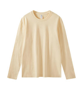Offres Spéciales personnalisé unisexe décontracté mode 100% coton col rond couleur unie pull à manches longues T-<span class=keywords><strong>shirt</strong></span> pour les femmes - Product Image 4