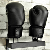 Présentoir mural organisateur de gants de boxe à 2 gants avec support mural