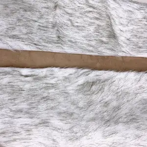 Künstlicher Faux Fox Pelz gebundener Wildleder Stoff Sherpa Plüsch Stoff für Nerz Mantel Schuhe Futter