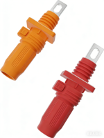 Connecteurs et prises de stockage de batterie en cuivre et nylon 200A 250A 300A pour systèmes solaires, connexions de câbles photovoltaïques industriels