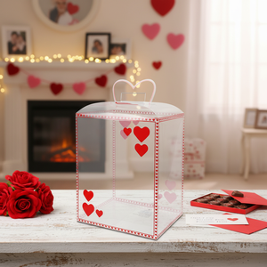Juego de Cajas de Regalo de PVC para el Día de San Valentín de 14"x12"x18", 72 Piezas/Caja, Modelo 83047, para Expresar Amor y Agradecimiento - Product Image 3