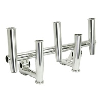 Services d'usinage, pièces CNC personnalisées, support de canne à pêche en aluminium pour bateau, support marin, fabricant de composants métalliques de précision OEM