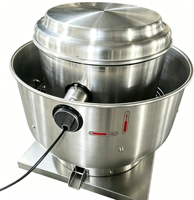 Ventilateur d'extraction pour camion de restauration OEM personnalisable, hotte de cuisine commerciale, ventilateur de toit en aluminium à aspiration ascendante