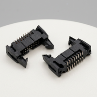 Connecteur DC2 de type SMT à pas de 2,54 mm, avec tête blindée, à grande goupille carrée