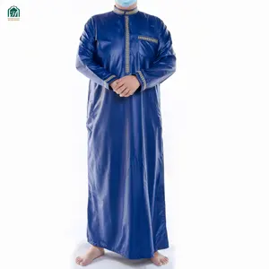Penjualan Laris Poliester Ukuran Besar Baru Pakaian Muslim Pria Abaya Islami Maroko Pakaian Pria Etnis