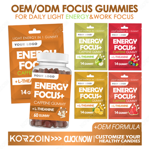 อาหารเสริมเพิ่มพลังงานสมุนไพร OEM สำหรับผู้ชาย วิตามินรวมชนิดกัมมี่ วิตามินบีรวม วิตามินบี 12 - Product Image 2