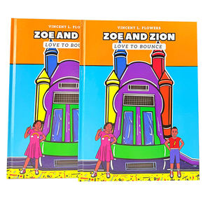 Impression d'un livre pour enfants relié en couverture rigide couleur pleine page avec reliure cousue - Product Image 1