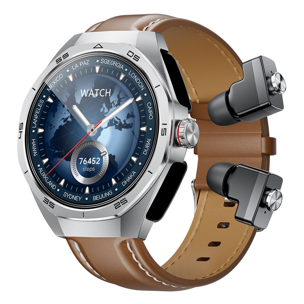 Relojes GT97 1.53Inch 2 in 1 Smart Watch TWS BT Earbuds BT Calling Health Monitoring Sports Men Smartwatches 2025