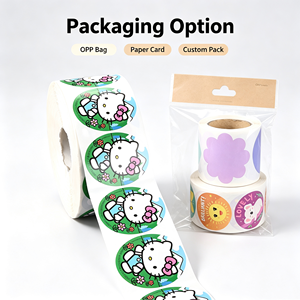 Autocollants ronds en papier personnalisés, imprimés numériquement, durables, étiquettes pour cadeaux et artisanat - Product Image 5