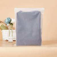 Sac à fermeture éclair de vêtements EVA Transparent pour chaussures chaussettes intimes emballage quantité minimale de commande d'impression offset givré 100 pièces Type de plastique PE
