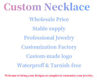 Chaîne personnalisée, mini chaîne cubaine, plaquée or 18 carats PVD, collier étanche, petite série OEM, bijoux en acier inoxydable