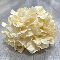 Bunga Hydrangea Sutra Real Touch dari HGA Supplier, Tangkai Tunggal, Bunga Palsu untuk Dekorasi Latar Belakang Resepsi Pernikahan, Makan Malam, dan Pesta