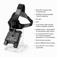 Télescope d'extérieur 4K à vision nocturne couleur longue portée et champ de vision large pour l'astronomie, la chasse et les aventures en plein air
