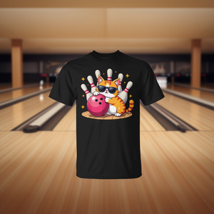 Camiseta con estampado de gato lindo con gafas de sol para mujer, manga corta, cuello redondo, impresión digital, deportes y juegos, para mujer adulta - Product Image 3