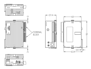 DVP12SA211T PLC Programlanabilir Kontrol Cihazı DVP12SA211R Endüstriyel Otomasyon Kontrol Modülü - Product Image 3