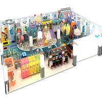 Aire de jeux intérieure personnalisée pour enfants, château gonflable en aluminium avec toboggan et design caméra, pour usage commercial et domestique, pour tout-petits, ludisme doux et ludique