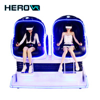 Simulateur de réalité virtuelle 9D à 2 places, équipement de jeu VR 9D avec livraison gratuite pour une utilisation commerciale en intérieur et en extérieur