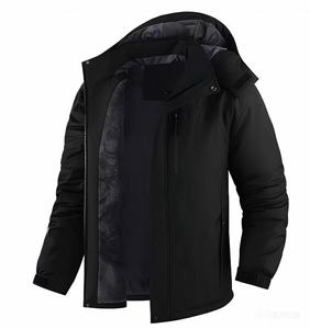 Giacca Invernale da <span class=keywords><strong>Uomo</strong></span> Impermeabile e Antivento con Fodera in Pile Termico, Cappuccio e Colletto Alto con Chiusura a Zip per Sport sul <span class=keywords><strong>Ghiaccio</strong></span> OEM - Product Image 2