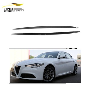 Modanature Laterali in Fibra di Carbonio per <span class=keywords><strong>Alfa</strong></span> Romeo Giulia Stile Quadrifoglio <span class=keywords><strong>Berlina</strong></span> 4 Porte 2017 - Product Image 1
